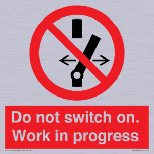 Do not switch on. Work in progress